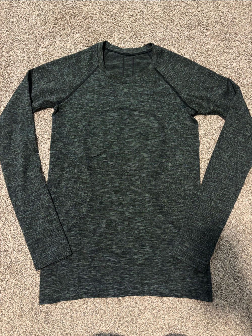 Lululemon Swiftly tech long sleeve- Dark Green Heather
